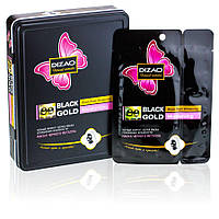 CMD-24 Черная маска для лица Dizao Black Gold Moisturizing (увлажняющая)