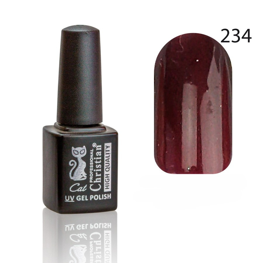 Гель-лак CGP-07HQ №234 8ml Баклажановий з мерехтінням