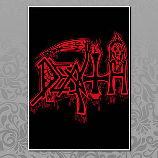 Плакат А4 Рок Death 002