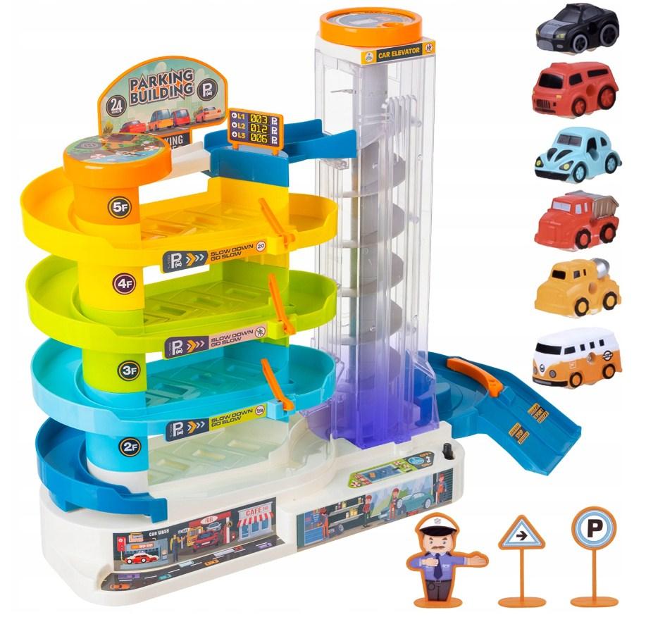 Іграшкова парковка Iso Trade для автомобілів з підйомним гаражем 26606, фото 1
