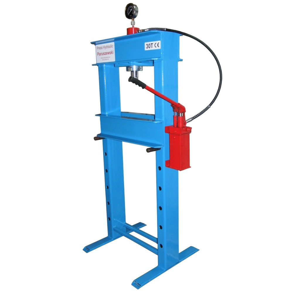 Прес з манометром IronPulse 30т гідравлічний прес для автосервісу професійний гідравлічний прес, фото 1