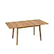 Розкладний прямокутний стіл "Мітті" з масиву ясен, фото 6