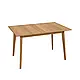 Розкладний прямокутний стіл "Мітті" з масиву ясен, фото 4
