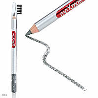 Олівець для брів зі щіточкою maXmaR mc-003 №03