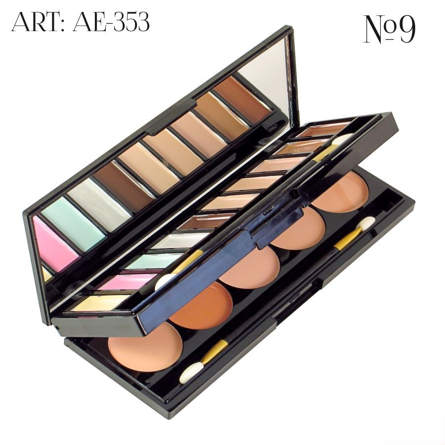 Набір кремових консилерів та коректорів 15 відтінків AE-353 № 9