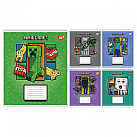 Тетрадь в клетку 12 листов Minecraft Arrows Формат А5, школьная тетрадь клетка (майнкрафт) Yes.