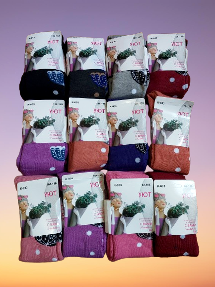 Колготки дитячі махрові теплі на дівчинку 1-5 років. Від 6 шт по 49грн, фото 1