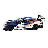 Машинка металева АВТОПРОМ BMW M4 GT3, 1:24, моделька bmw, фото 2