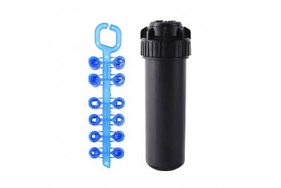 Висувний зрошувач, радіус 8,2 - 14 м, штанга 10 см, сектор 40 - 360°, Presto-PS (7790), роторний зрошувач для автополиву