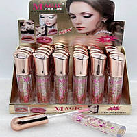 Блиск для губ проявляється з крупинками золота LC-1124