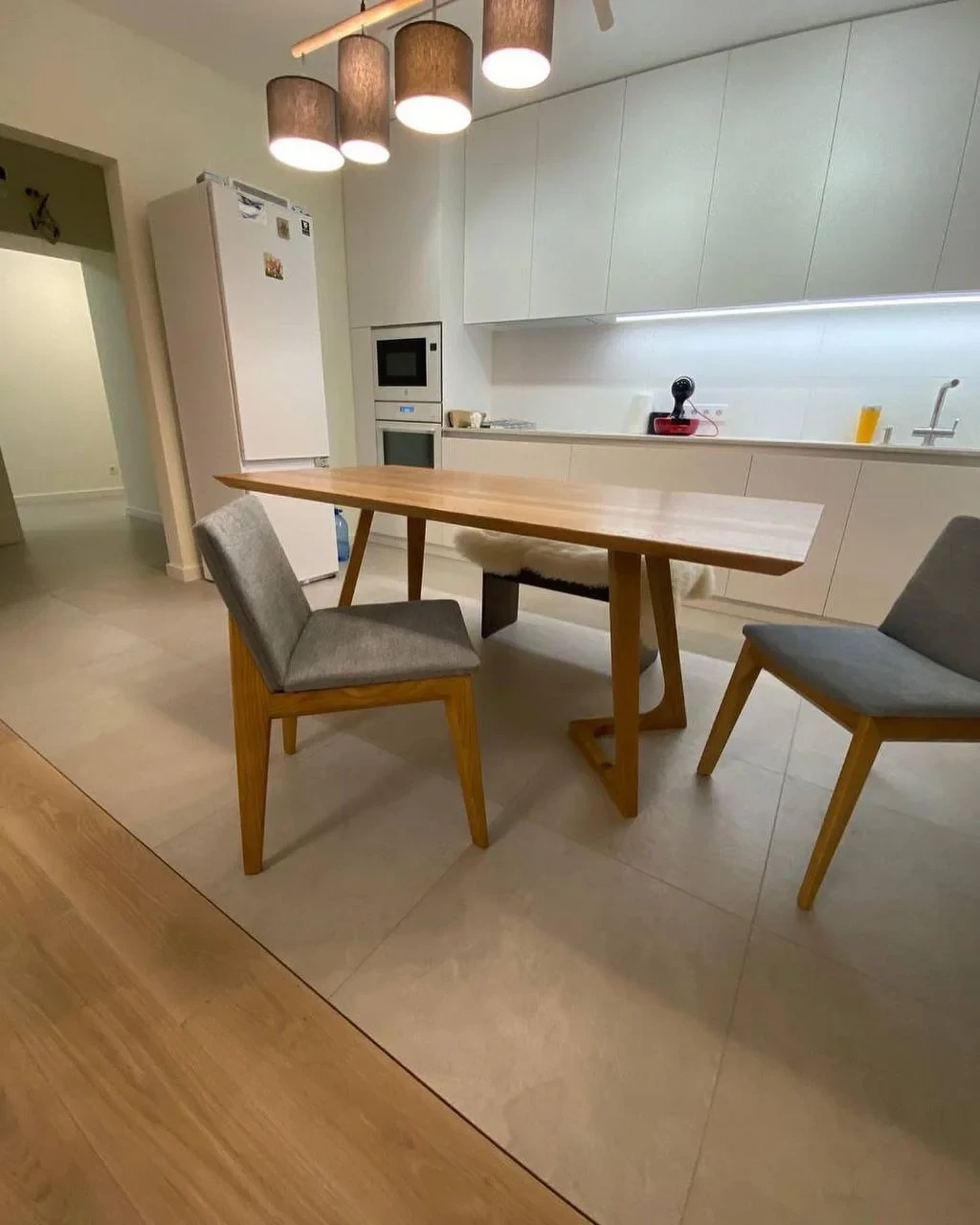 Розкладний прямокутний стіл "Татті" з масиву ясен, фото 1