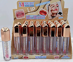 Блиск для губ, що проявляється з крупинками золота LC-1241