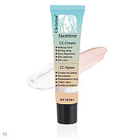 СС-Крем для обличчя SPF 18 PA+  Christian Facetime LF-530 № 02 Porcelain