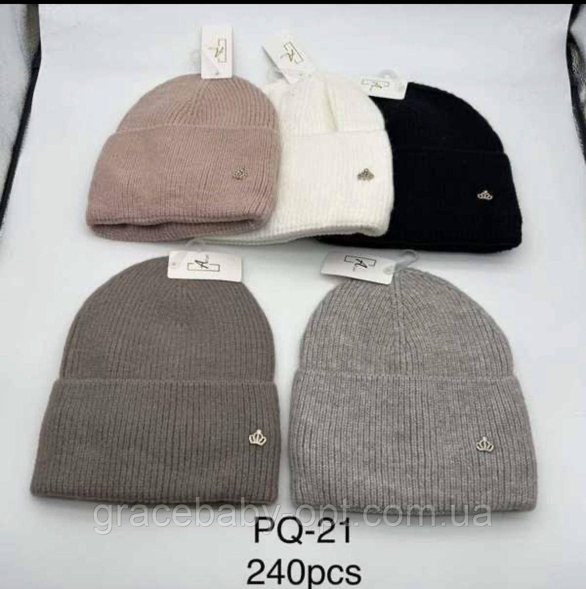 Шапка для дівчинки оптом, № PQ-21, фото 1