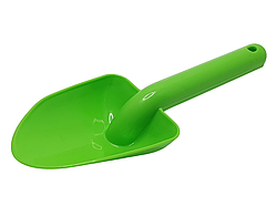 Лопатка дитяча для пісочниці пластикова маленька зелена Оріон 19 см