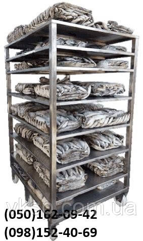 Візок для дефростації риби на 8 полиць