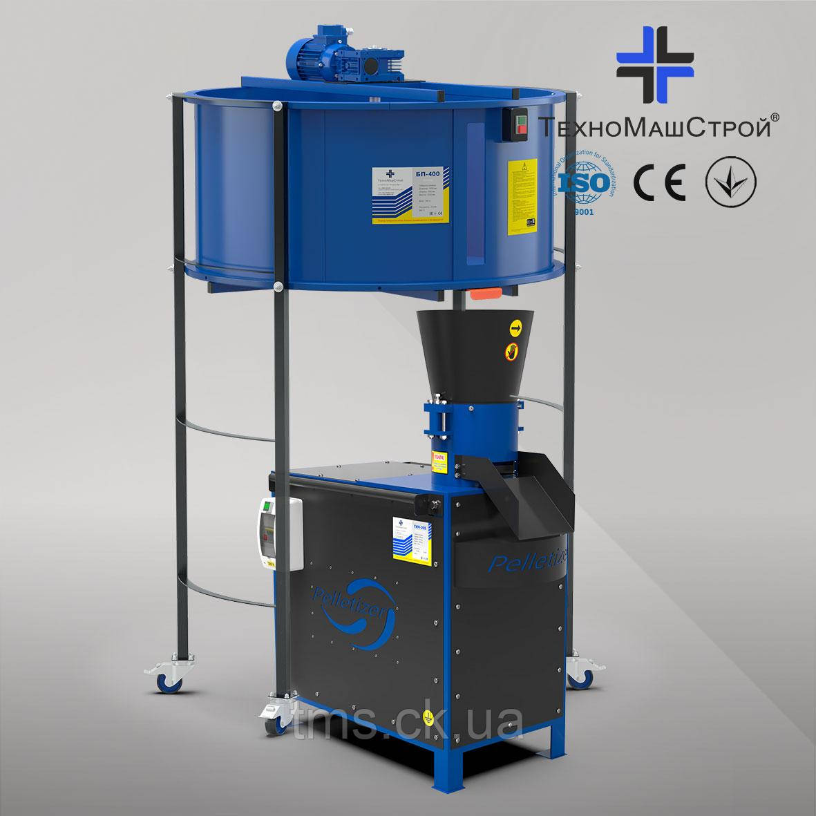 Гранулятор ГКМ - 200 7,5 кВт + БП-400 380В., фото 1