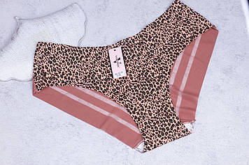 Труси жіночі бесшовні, бежеві трусики, Voronin, розмір M