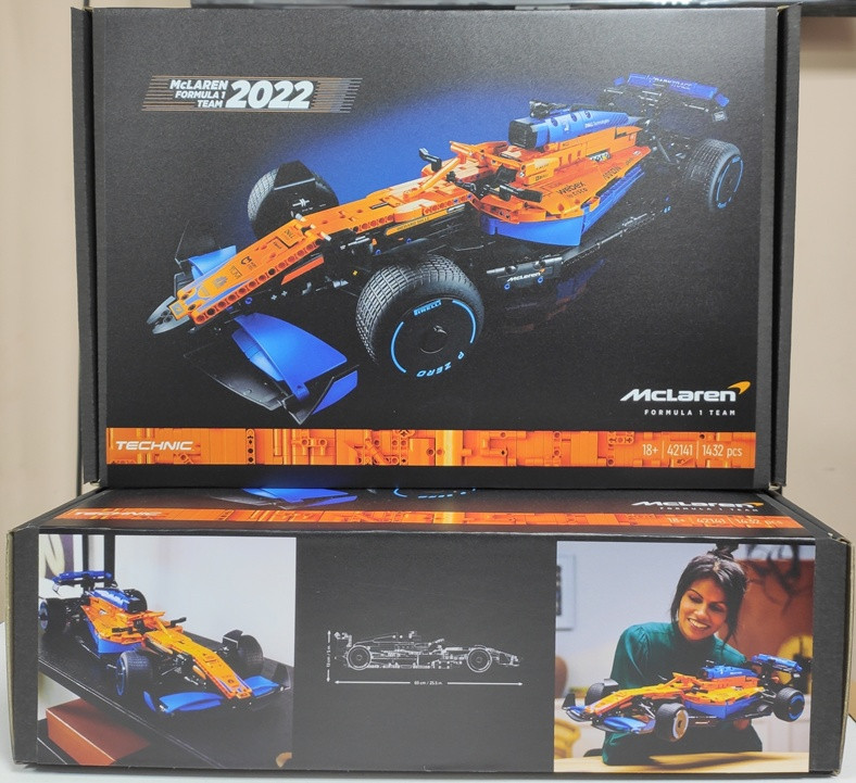Конструктор Technic НОВИЙ як ЛЕГО F1 McLAREN на 1432 деталей як Lego 42141 в КОРОБЦІ, фото 1