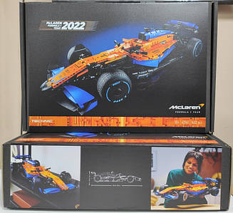 Конструктор Technic НОВИЙ як ЛЕГО F1 McLAREN на 1432 деталей як Lego 42141 в КОРОБЦІ