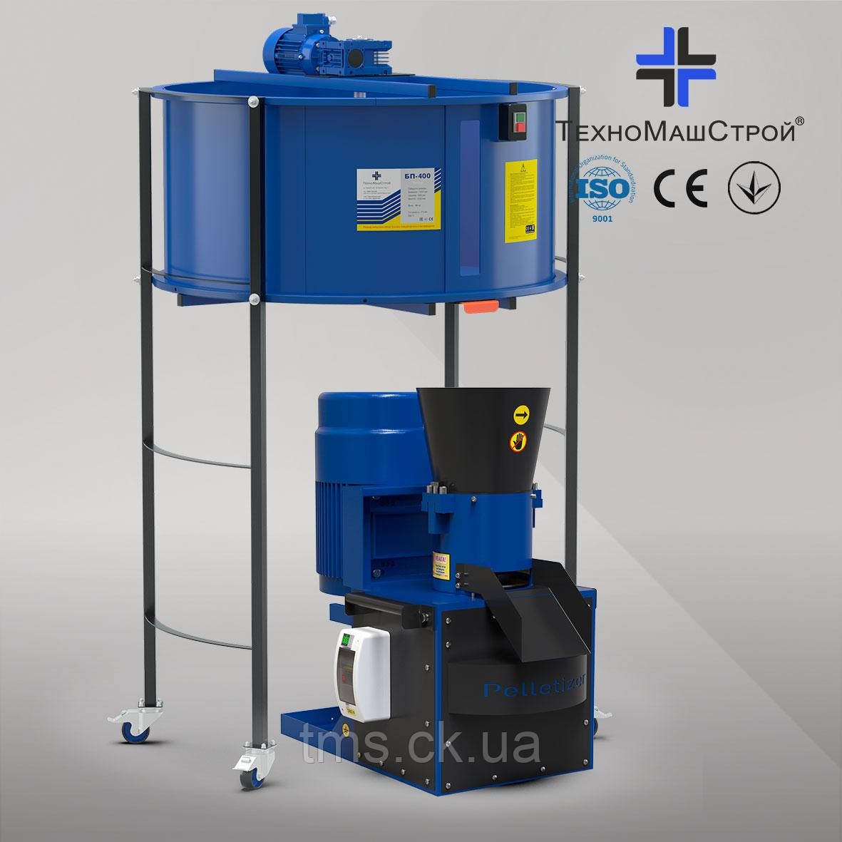 Гранулятор ОГП - 200 7,5 кВт + БП-400 380В., фото 1