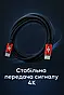 Кабель Atcom HDMI-HDMI 2м Red/Gold v2.0 4k, фото 3
