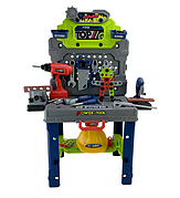 Набір інструментів-столик що складається у валізу 132 деталі шуруповерт на батарейках