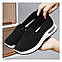 Сліпони Sport, літнє взуття, жіночі туфлі на платформі, текстильні мокасини розмір 38, чорні Код 00-0706, фото 3