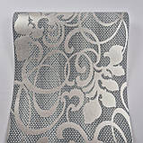 Шпалери флізелінові 0.53 × 10.05 м Marburg 58644, сіро-бежеві для спальні, вітальні, коридору, фото 2