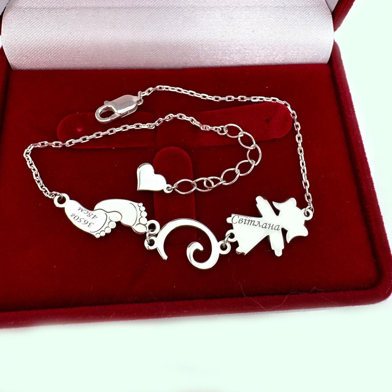 Срібний браслет на руку, Бр1049, фото 1