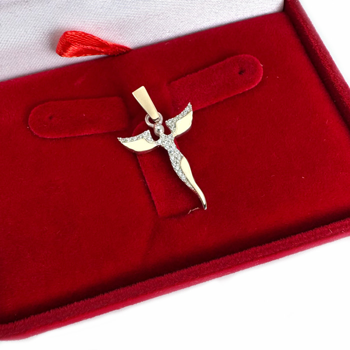 Срібна підвіска з пластинами золота, фото 1