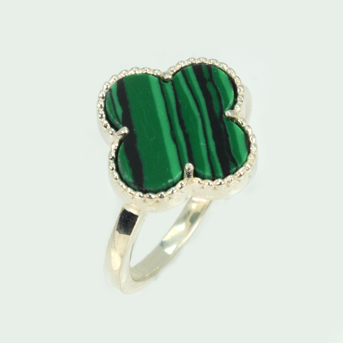 Срібна каблучка з конюшиною, фото 1