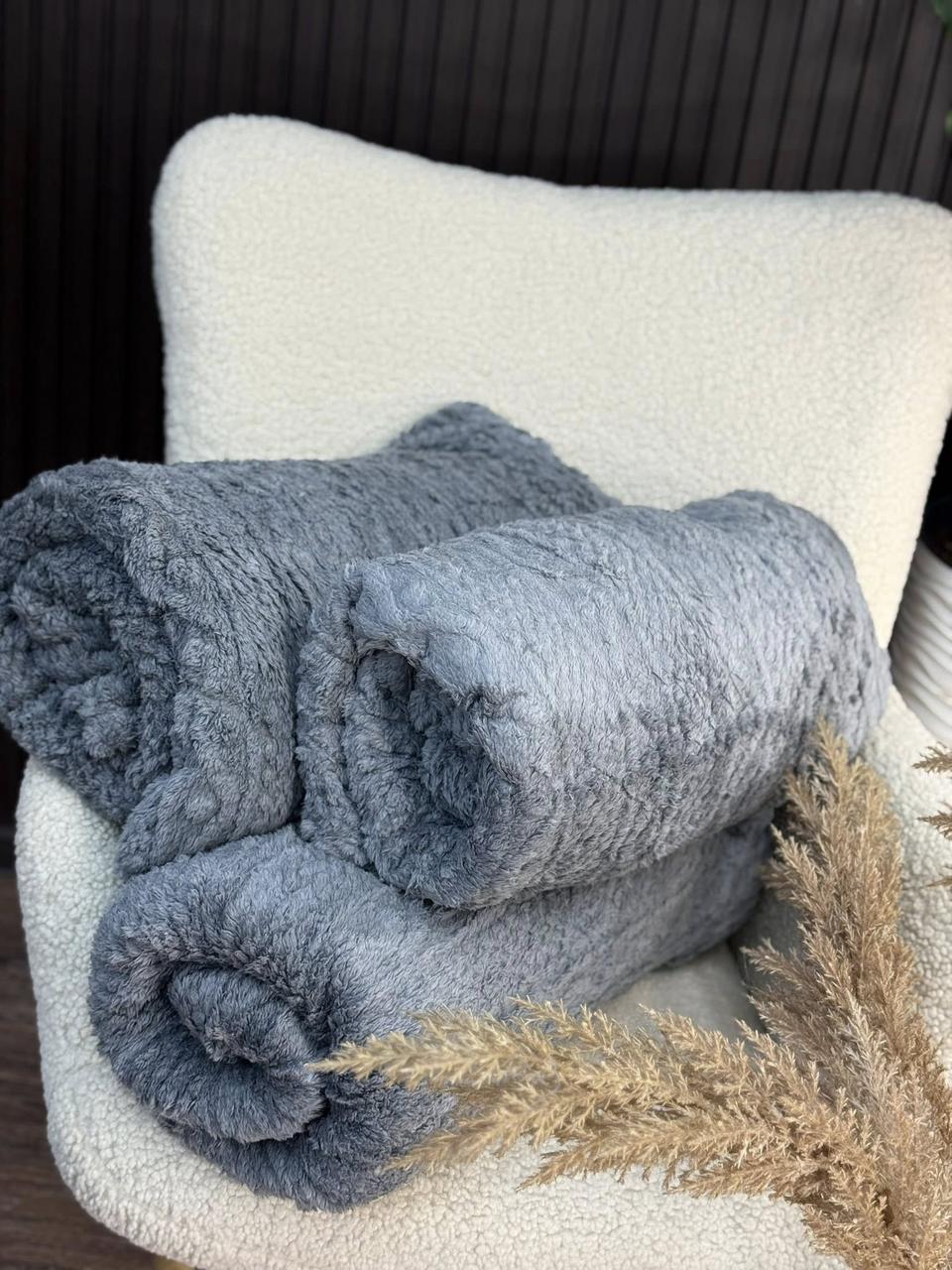 Неймовірно м'який та теплий Плед 200х230 Тканина Мікрофібра