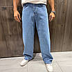 Чоловічі широкі джинси Carhartt світло-голубі, вільний крій, Y2K стиль, фото 2