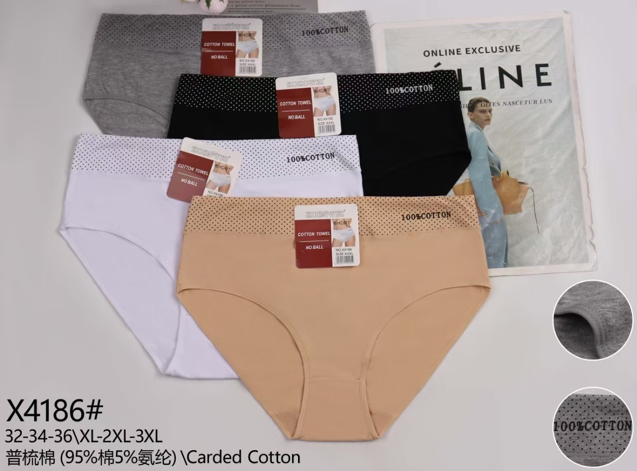 Трусики жіночі в рубчик 52/56