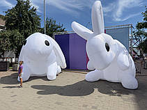 Надувна декорація заєць 3,2 м для концертів і фестивалів, фото 5