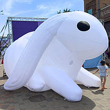 Надувна декорація заєць 3,2 м для концертів і фестивалів, фото 2