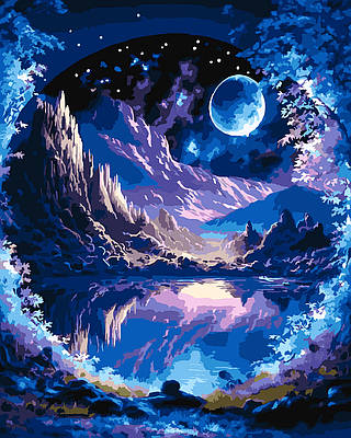 Картина за номерами 40×50 см Kontur. Містичний пейзаж DS0679