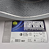 Шпалери вінілові на флізеліні 0.53 × 10.05 м Marburg 58637, сірі для спальні, вітальні, коридору, фото 5