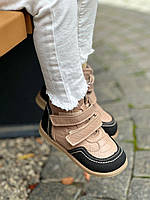 Дитячі черевики шкіряні антиварусні з фіксацією п'ятки демісезонні без супінатора ортопедичні 24 р. / Взуття дитяче 16,5 см, фото 3