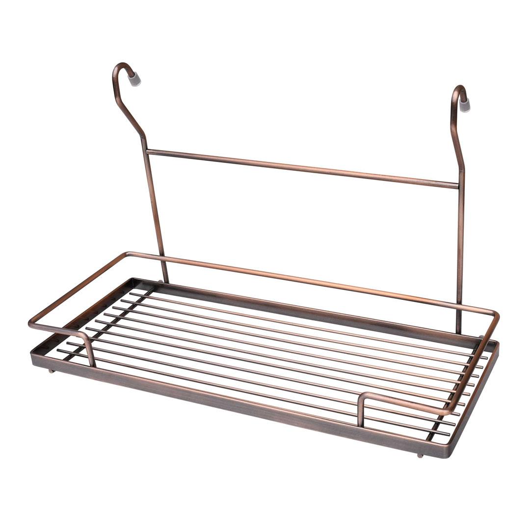 Полиця на рейлінг одинарна Lemax антична мідь (YJ-G214 А СА), фото 1