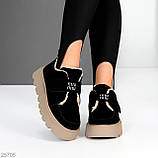 Женские низки угги, женские угги автоледи, коричневые угги женские, женские шоколадные угги, угги лофели, фото 6