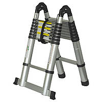 Драбина телескопічна універсальна 16 щаблів 5.0 м FLORA (5033434)