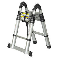 Драбина телескопічна універсальна 12 щаблів 3.8 м FLORA (5033414)