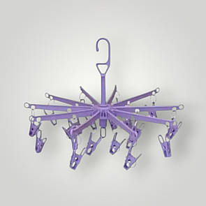 Вертушка з 20 прищіпками парасолька карусель пластикова кругла Польща для дрібничок