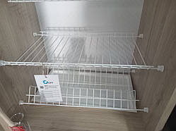 Сушка для посуду фасад 400 GIFF білий (2 полиці, 1 піддон та 8 кріплень)