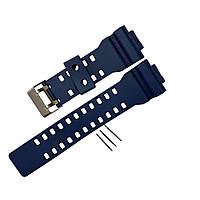 Ремінець для годинника CASIO GA-100, GA-110, GA-200, GD-100, G-8900, GAC-100, GR-8900, GA-110 [ ТЕМНО СИНИЙ ]