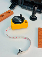 Дитячий набір інструментів у кейсі з шуруповертом на батарейках, фото 2