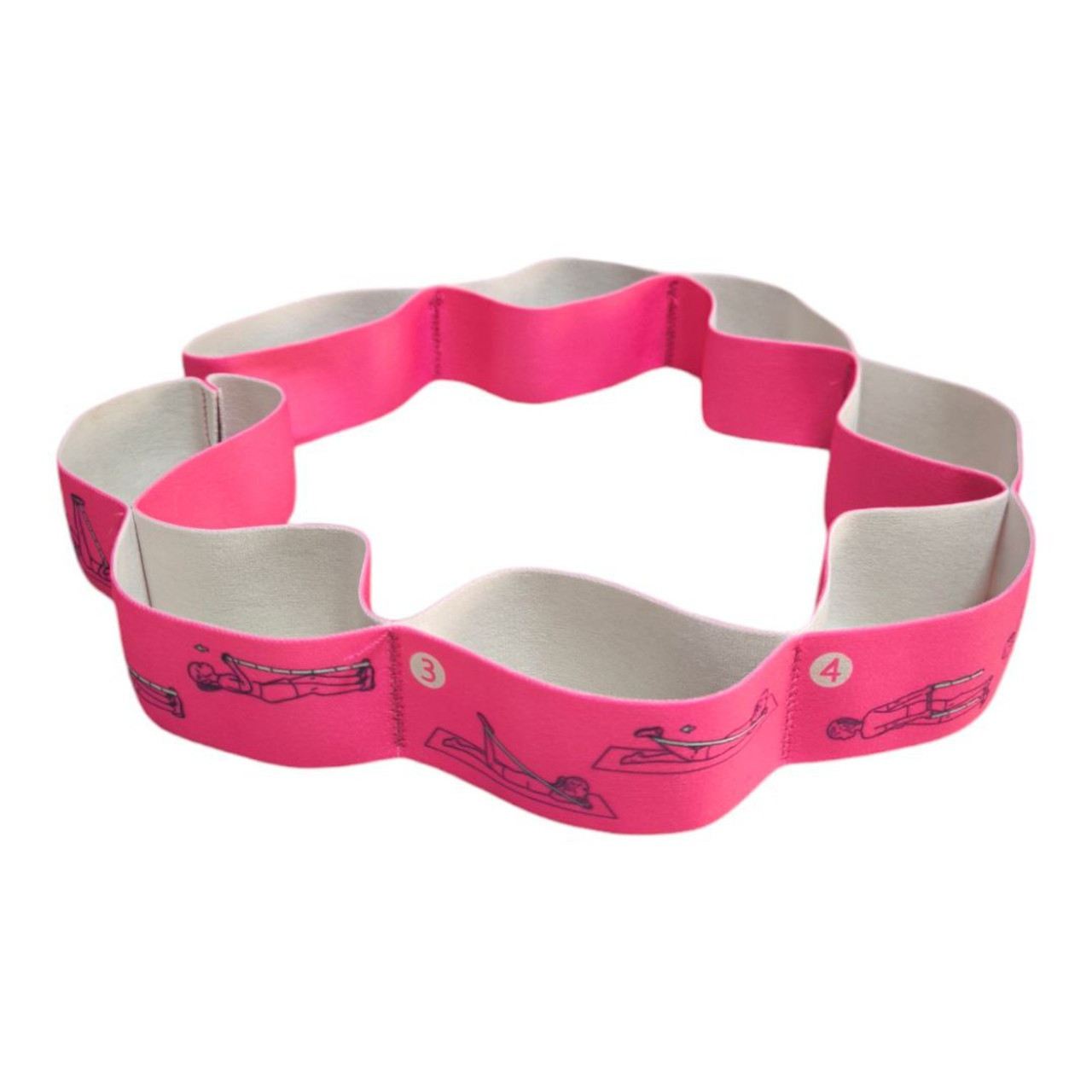 Еластичний стрічковий еспандер сегментований із 8 петлями, фото 1