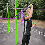 Еластичний стрічковий еспандер сегментований із 8 петлями, фото 9